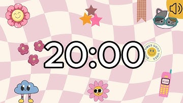 20 Minute timer lofi & relaxing songs STUDY WITH ME