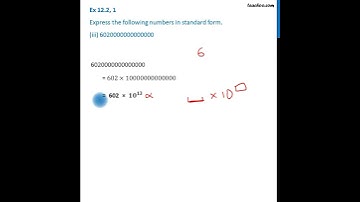 Ex 10.2, 1 (iii) - Express in standard form (iii) 6020000000000000 - Teachoo