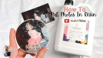 How To Put Photos In RESIN?