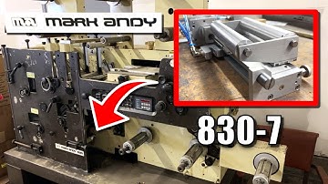 Web Guide Replacement for Mark Andy 830 Series Installation Overview