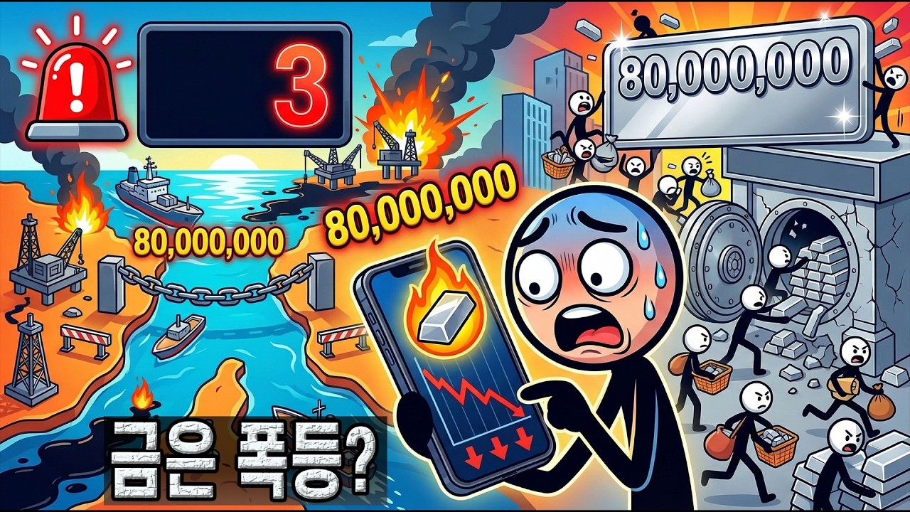 🚨 [이란 원유 위기] 당신의 금과 은은 어떻게 될까? 8000만 온스 은(Silver) 뱅크런이 자산에 미칠 충격적 여파