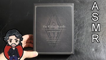 ASMR - The Elder Scrolls Anthology Unboxing [No Talking]
