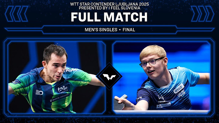FULL MATCH | Hugo Calderano vs Felix Lebrun | MS Final | #WTTLjubljana 2025