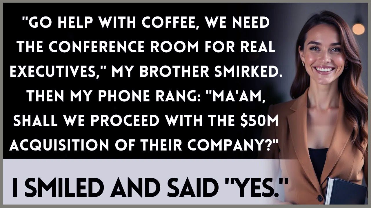 They Sent Me to the Kitchen at the Family Meeting—Then I Bought Their Company