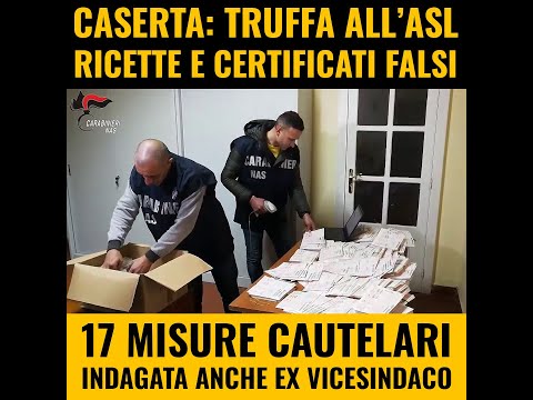 Truffe ad Asl Caserta, 17 misure cautelari e voto di scambio