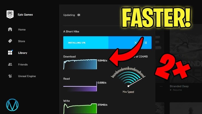 How To Limit Download Speed Epic Games