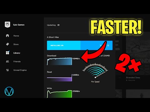 Epic Games Launcher Download Speed Stuck at 0 (Slow Download Speed)