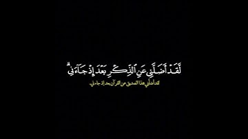 ويوم يعض الظالم على يديه/ القارئ محمد اللحيدان #قرآن