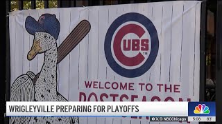 Cubs' fans eagerly await the playoffs as preparations begin