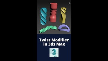TWIST Modifier in 3ds Max | Ahsaan Rehman | #Shorts