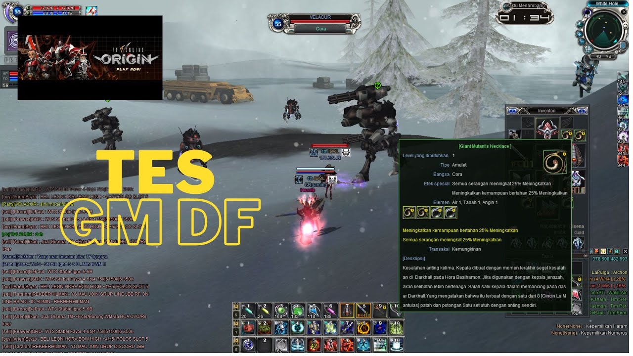LIVE 🔴- RF REMASTERED ORIGIN 55 - TES GM DF - YouTube
