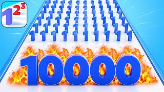 NUMBER MASTERS: Run &amp; Merge - New Satisfying Mobile Gameplay Walkthrough (Android,iOS) All Levels