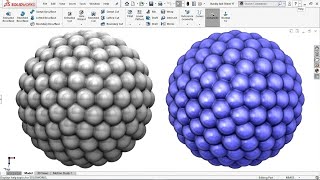 : Exercise 94: How to make a 'Bubbly Ball' in Solidworks 2018