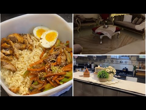 تنضيفات في عز الشتاء عملت رامن كوري