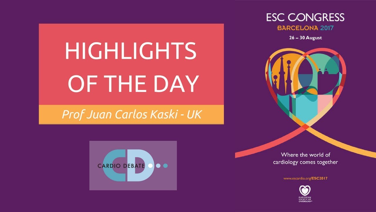 ESC Congress, Barcelona 2017 - Cardio Debate Daily Highlights - Day 1 medicine man