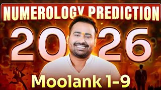 Numerology Prediction 2026 | Yearly Prediction For Moolank 1 to 9 | #astroarunpandit