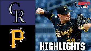 SKENES STRIKES OUT 10 😤 Colorado Rockies vs. Pittsburgh Pirates | Full Game Highlights | ESPN MLB