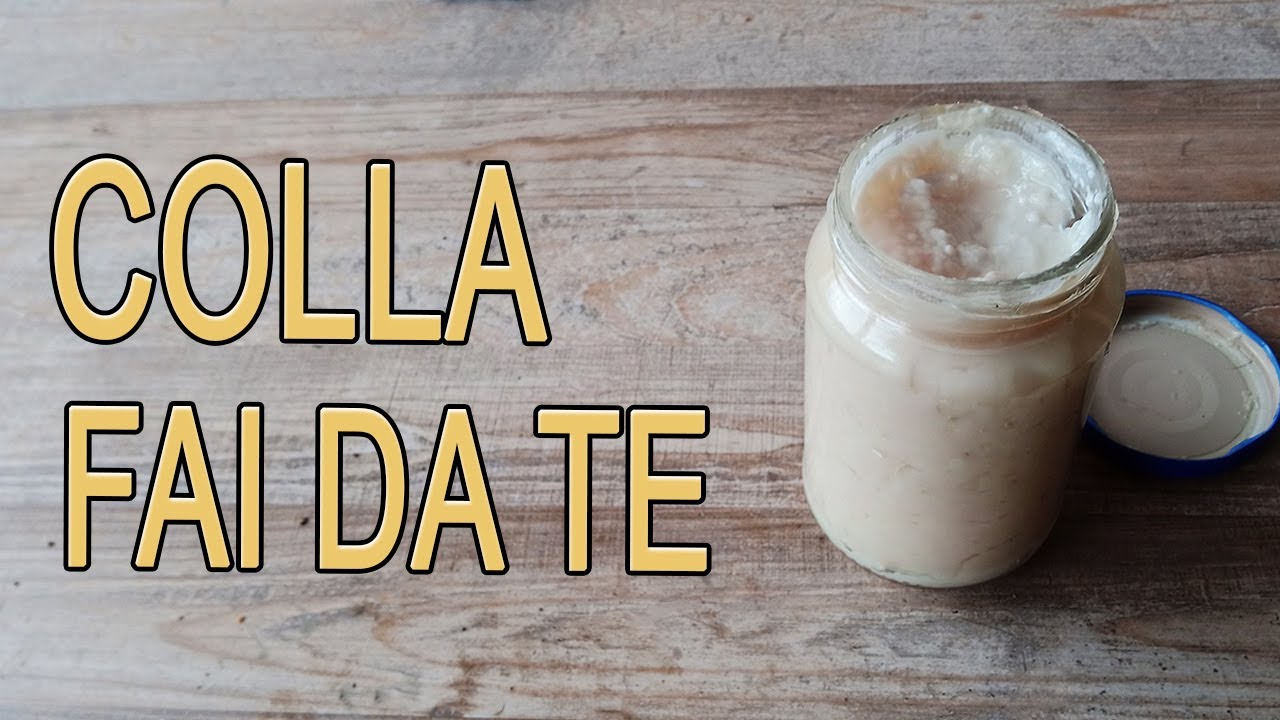 COLLA FAI DA TE semplice, atossica e economica per bambini - Tutorial - Arte Green