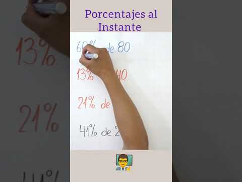 Porcentajes al instante