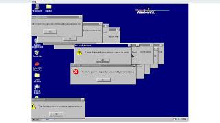 windows 98 crazy error