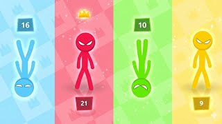 Stickman Party 🎮 New Tournament Mode | 1–4 Players Mini Games | Part 113 screenshot 1
