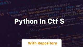 Python in ctf s