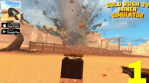 Gold Rush 3D: Mining for FortuneWalkthrough  Gameplay Part 1  (iOS, Android)