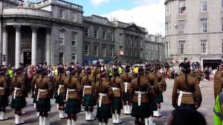 4 Scots Battalion Homecoming - Ceremony On The Castlegate,1St July 2014