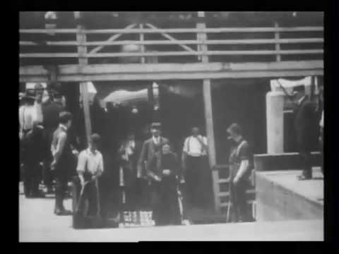 Emigrants [i.e. immigrants] landing at Ellis Island