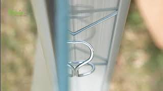 Aufbau-Clip Vitavia Gewächshaus Verglasung Mit Federklammern Und Klinkerglas Sd