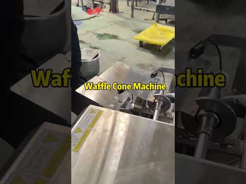 جديد شركة ماكنة الوافل نصف اوتماتيك والكورنيتو للمشاريع المتوسطة ماكينة تصنيع كورنيه الآيس كريم