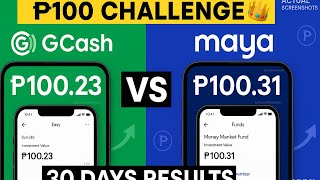 💰 ₱100 Investment Challenge: GCash GInvest vs Maya Funds Real 30-Day Results!