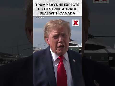 Video Trump expects major US Canada trade deal soon | NewsX World