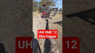 UHI UME12 Mini Digger on the Job #minidigger #uhi
