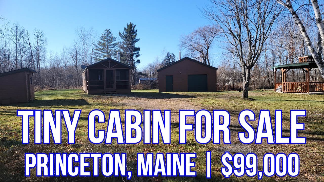 400sqft Tiny Cabin Maine Real Estate YouTube