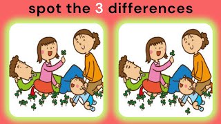 find the 3 difference |No663