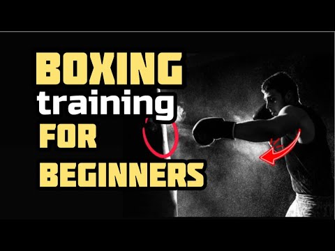BOXING TRAINING FOR BEGINNERS . - YouTube