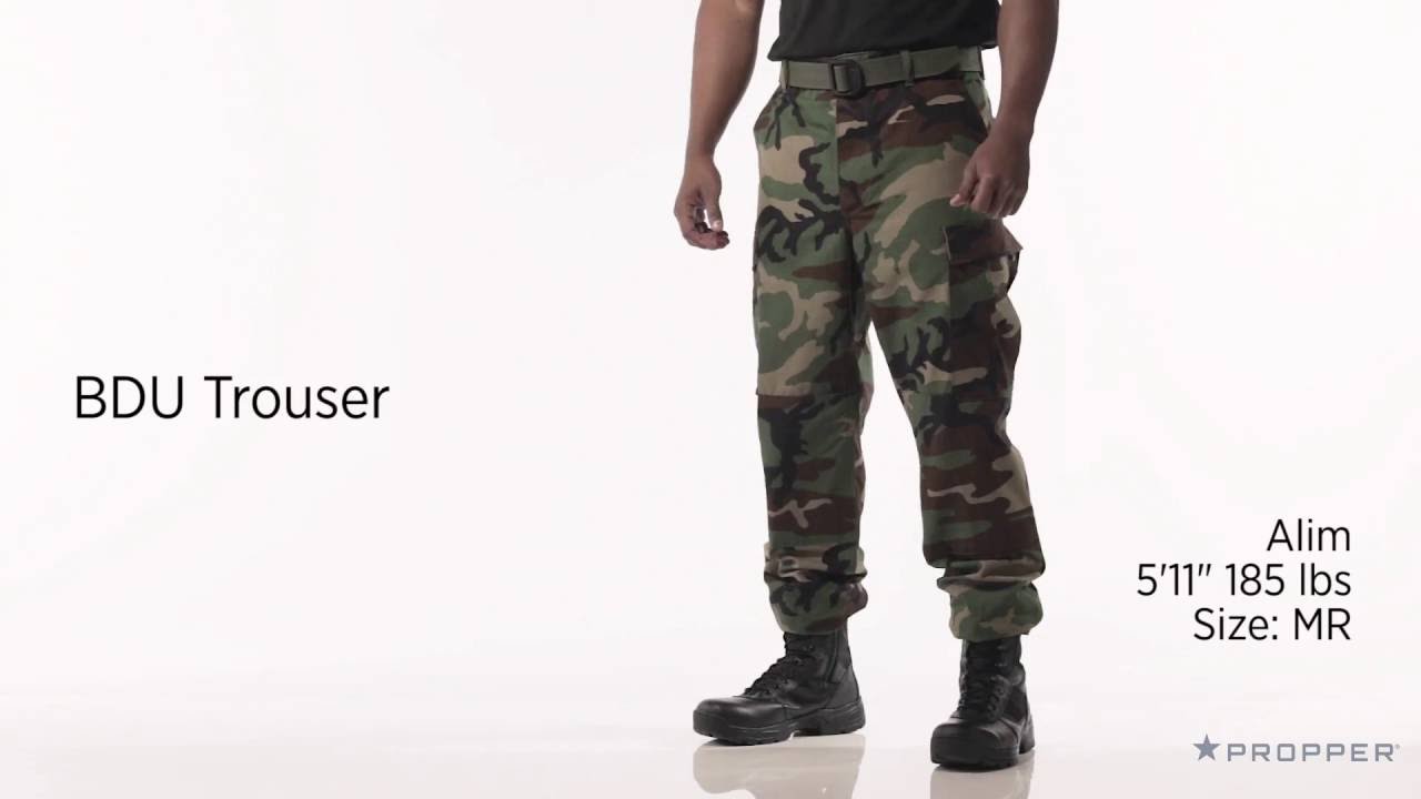 Propper Bdu Pants Size Chart