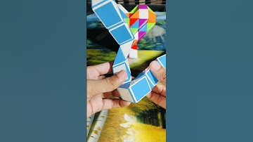 "DUCK🦆"ON SNAKE CUBE#rubikscube #names #puzzle #cube #shorts