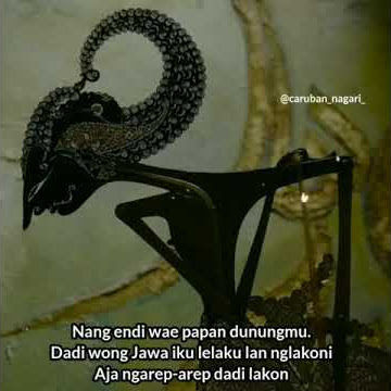 Story WA Wayang Jawa || (By Caruban nagari)