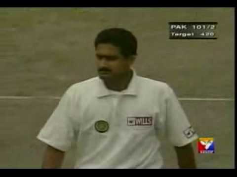 Anil Kumble 10 wickets record against pakistan