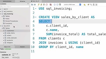 SQL #60 - Creating Views [By Mosh Hamedani]
