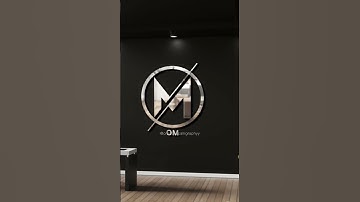 Logo name Om. Comment your names #logo #graphicdesigner #namelogo #ytshorts #viral #trending#shorts