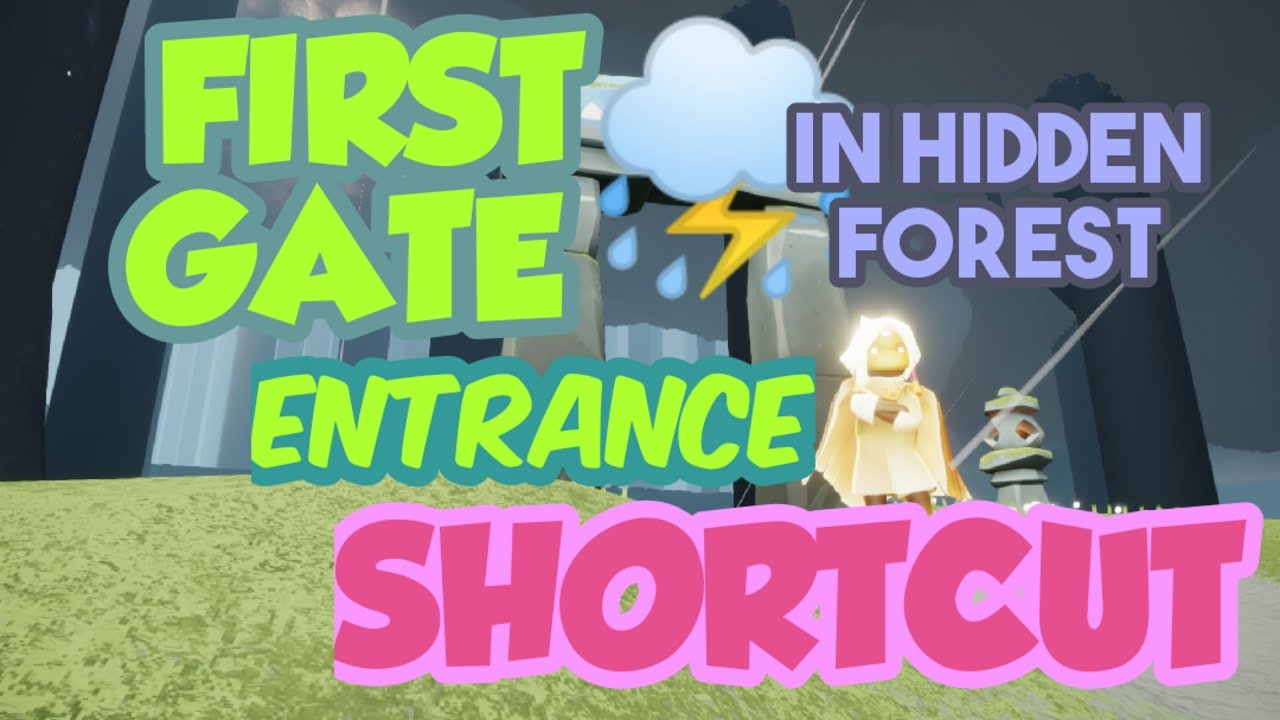 Shortcut to FIRST GATE ENTRANCE in HIDDEN FOREST | Sky cotl 
