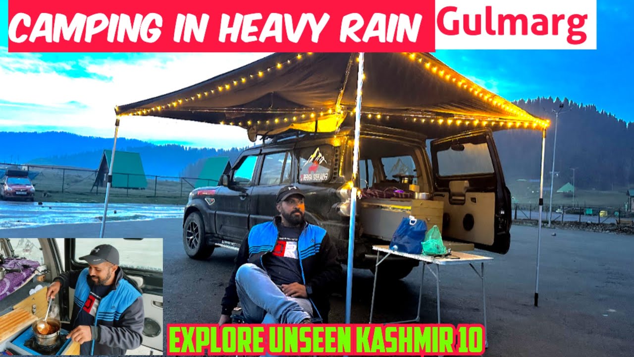 Camping in heavy rain | Explore Unseen KASHMIR 10 