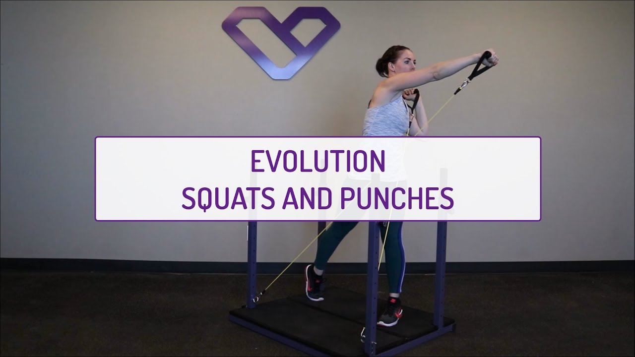 Home Exercises | Evolution Squats and Punches | Strength & Cardio | Legs & Shoulders