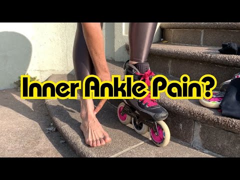 What's causing inner ankle pain & foot cramp when inline skating, rollerblading or rollerskating?