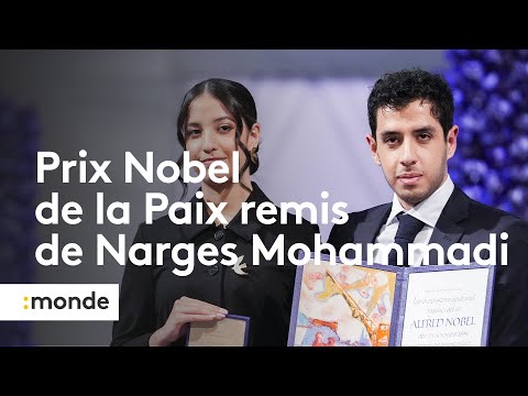 Prix Nobel de la Paix remis de Narges Mohammadi