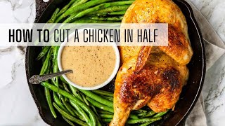 How to Cut A Chicken in Half