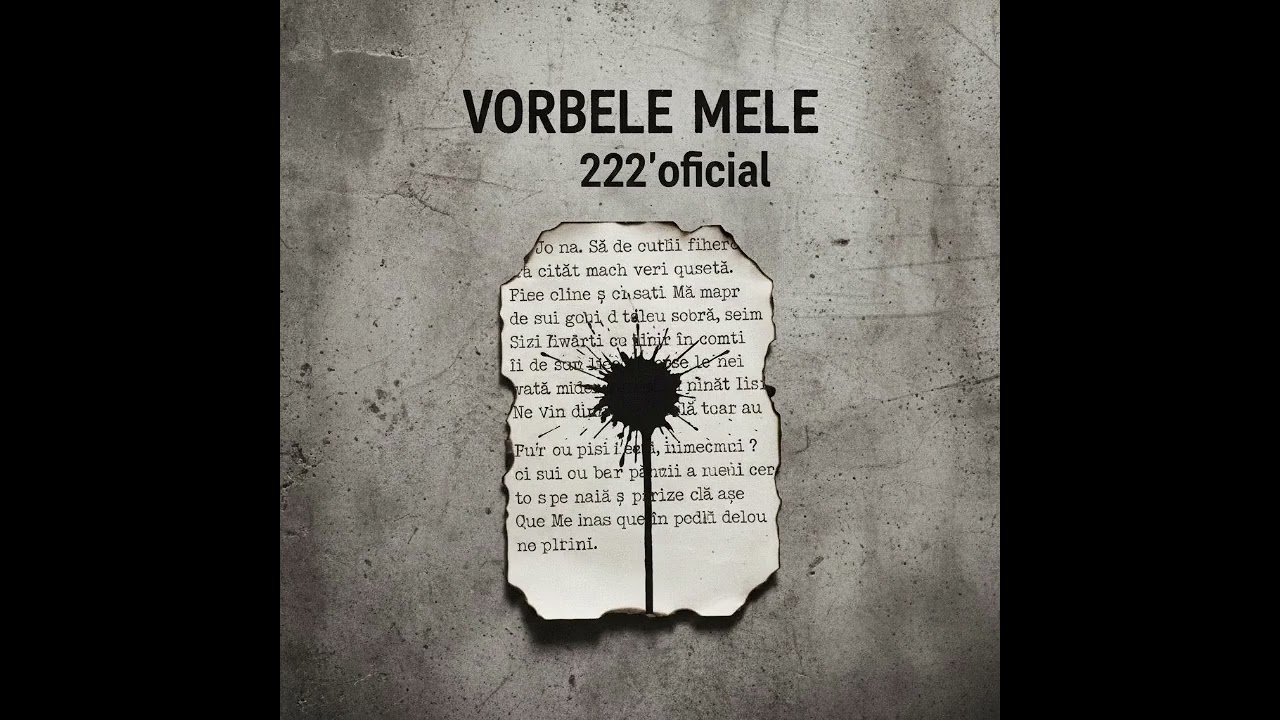 Studio 222'Oficial AI - Vorbele mele (Text AL'DOF)